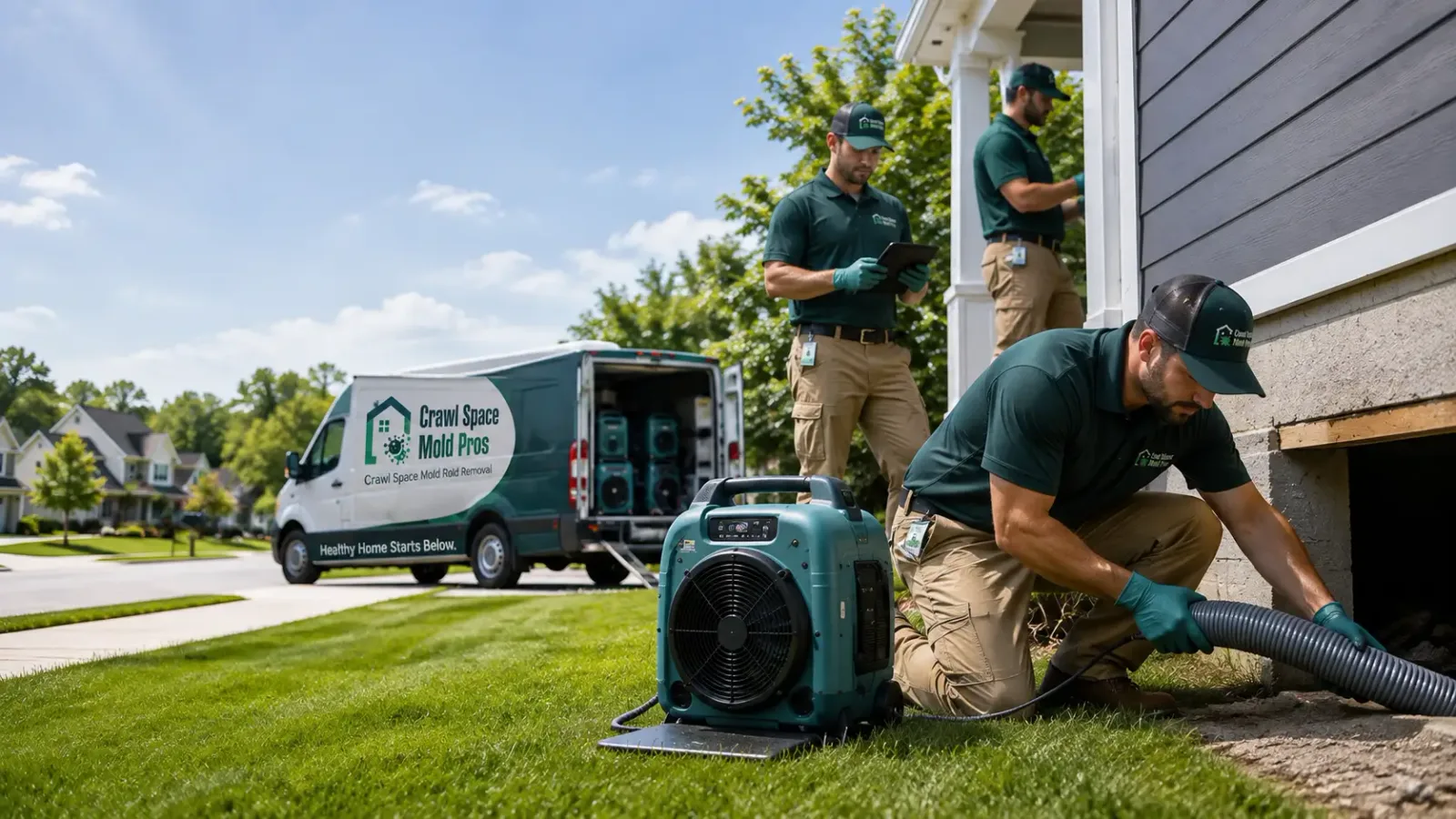 Crawl Space Mold Removal in Chubbuck, ID